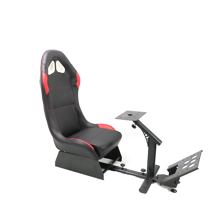 Folding steering wheel stand with gear shifter holder simple racing seat simulator Folding steering wheel stand with gear shifter holder simple racing seat simulator